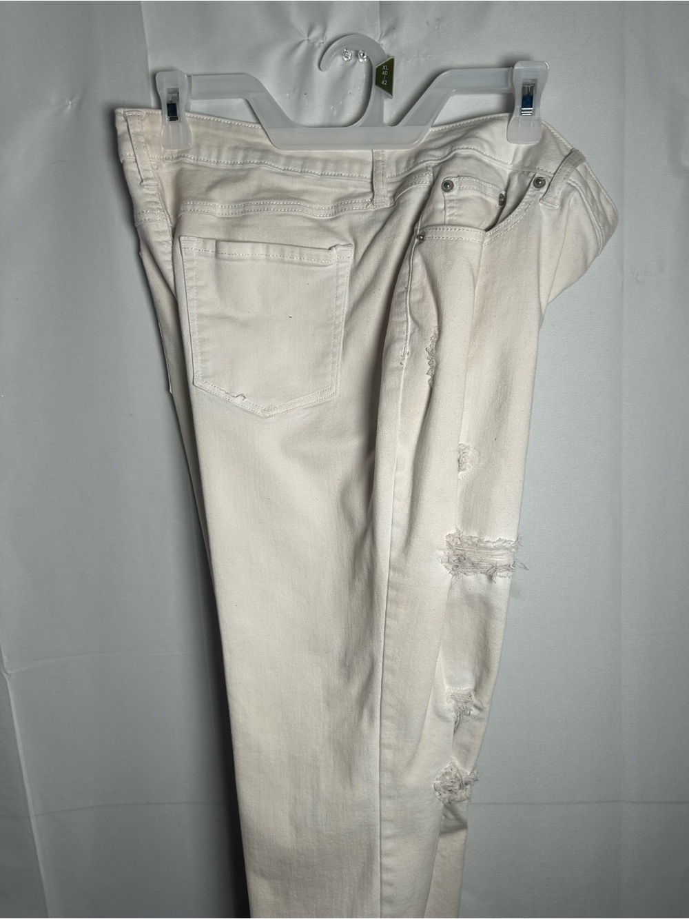 Straight Leg White Jeans - Classic Women's Fit